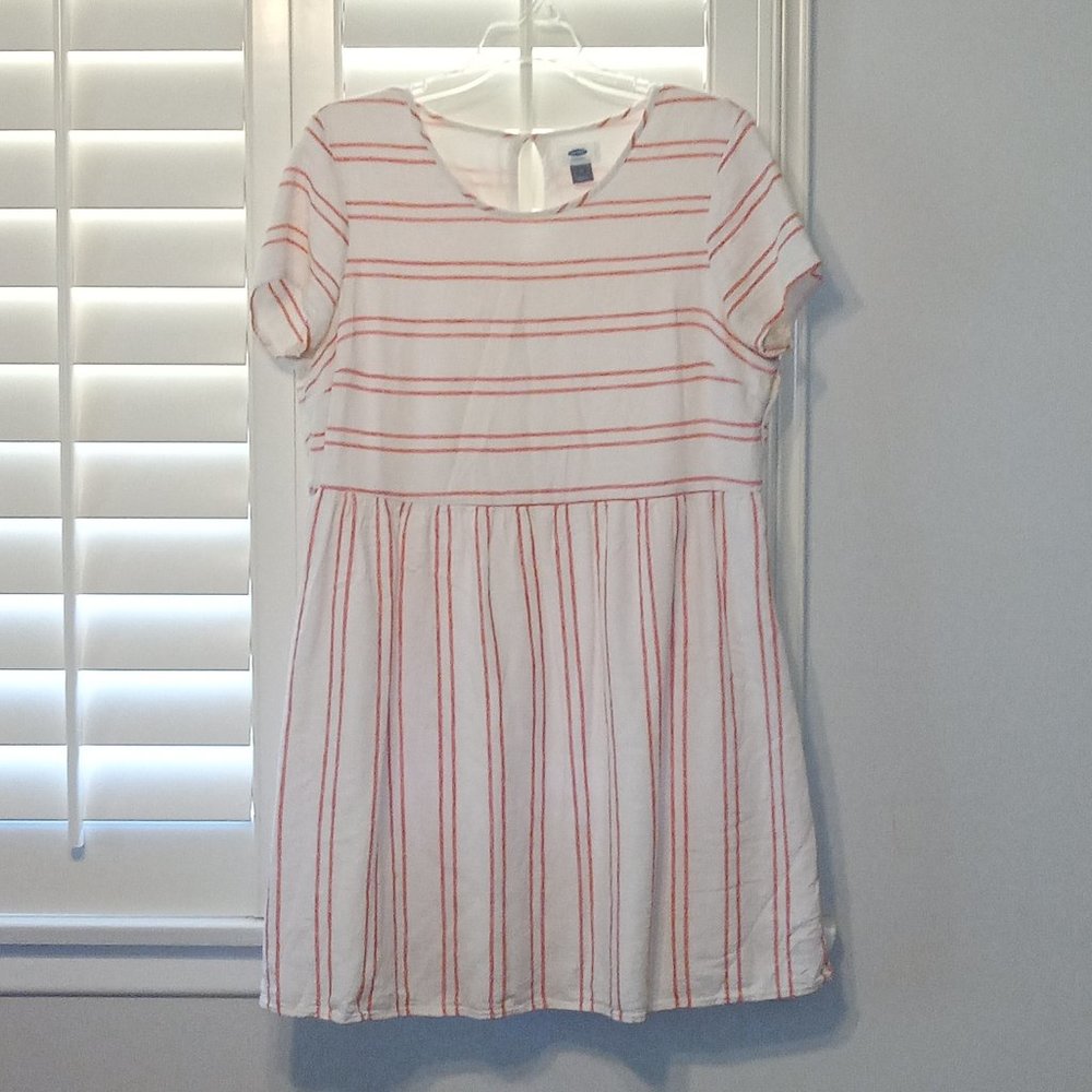 Old Navy M cotton/linen babydoll dress